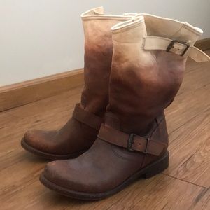 worn once MINT distressed FREEBIRD by STEVE MADDEN